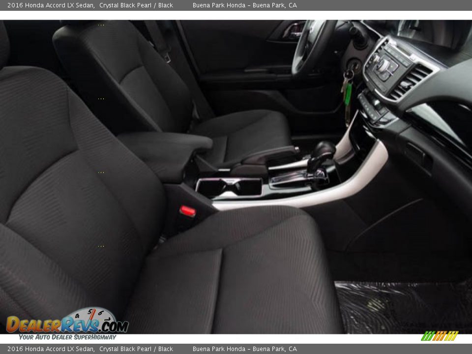 2016 Honda Accord LX Sedan Crystal Black Pearl / Black Photo #21
