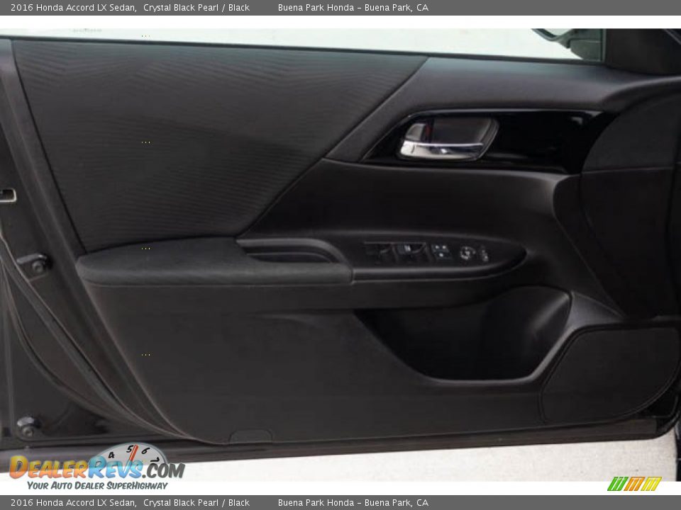 2016 Honda Accord LX Sedan Crystal Black Pearl / Black Photo #26
