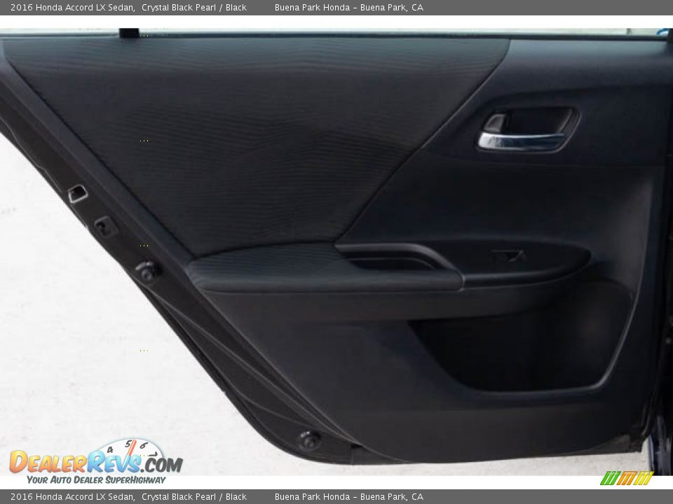 2016 Honda Accord LX Sedan Crystal Black Pearl / Black Photo #27