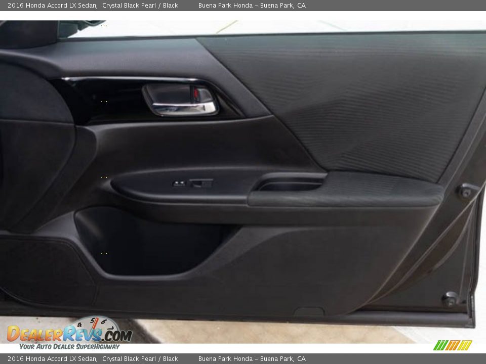 2016 Honda Accord LX Sedan Crystal Black Pearl / Black Photo #29