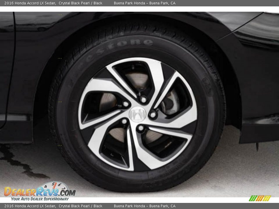 2016 Honda Accord LX Sedan Crystal Black Pearl / Black Photo #32