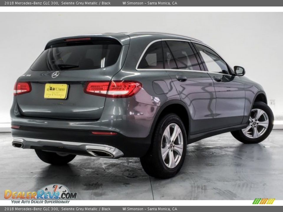 2018 Mercedes-Benz GLC 300 Selenite Grey Metallic / Black Photo #16