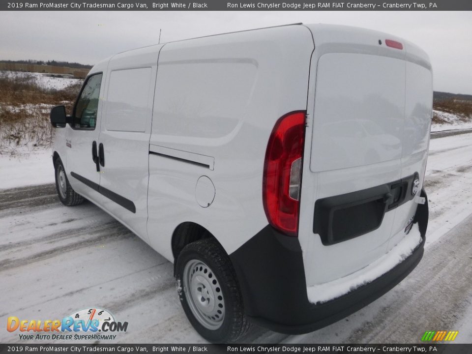 2019 Ram ProMaster City Tradesman Cargo Van Bright White / Black Photo #4