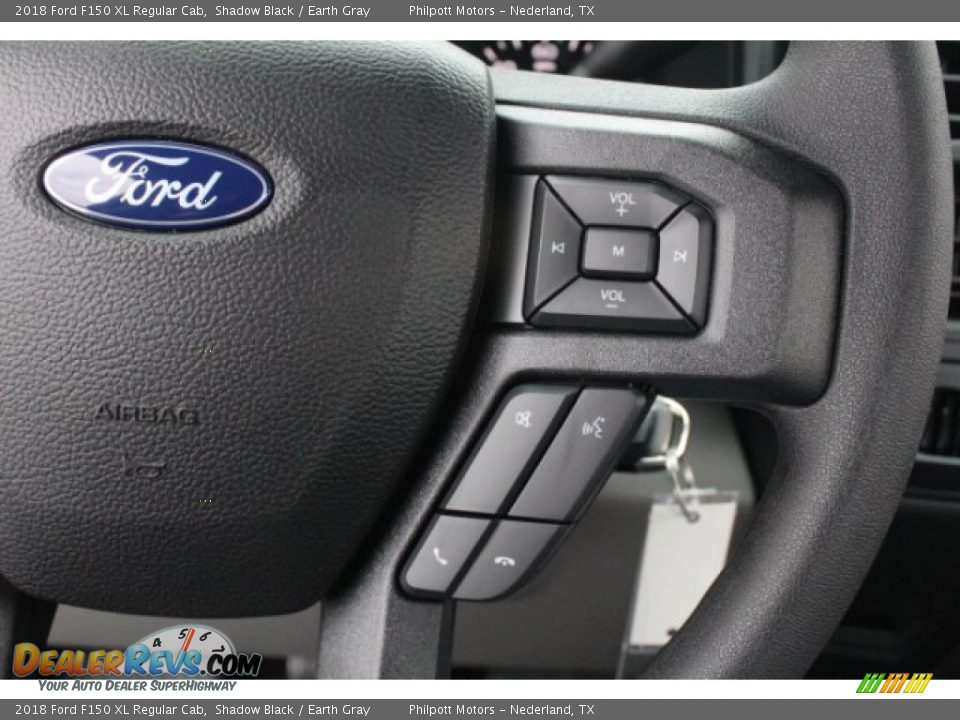2018 Ford F150 XL Regular Cab Steering Wheel Photo #18
