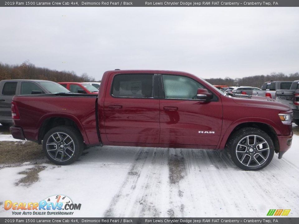 2019 Ram 1500 Laramie Crew Cab 4x4 Delmonico Red Pearl / Black Photo #7