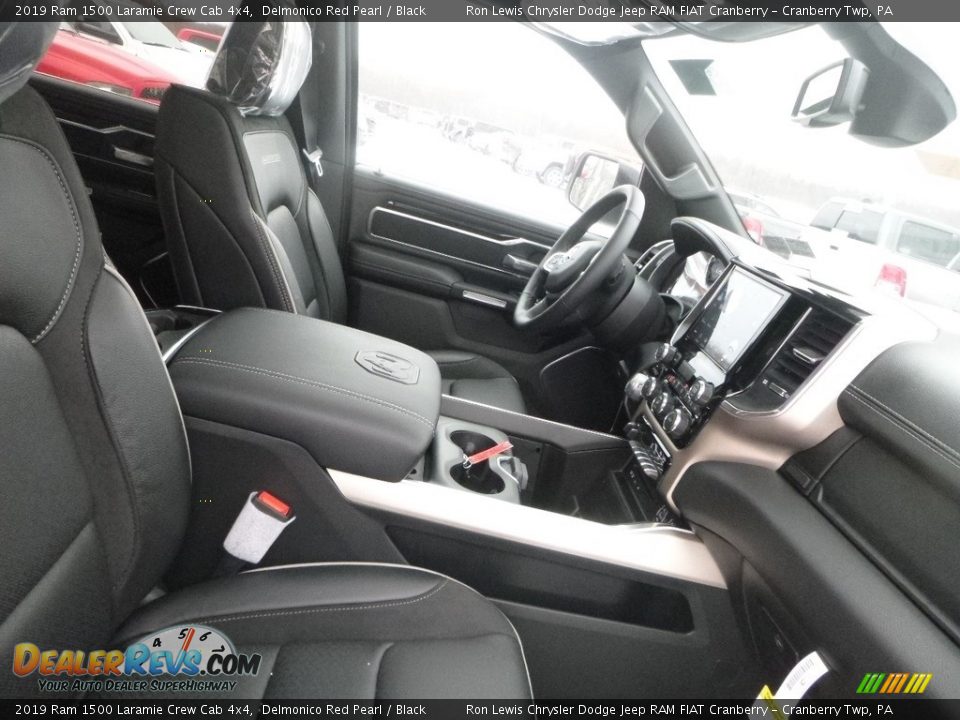 2019 Ram 1500 Laramie Crew Cab 4x4 Delmonico Red Pearl / Black Photo #10