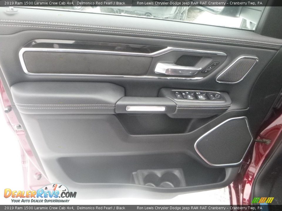 2019 Ram 1500 Laramie Crew Cab 4x4 Delmonico Red Pearl / Black Photo #13