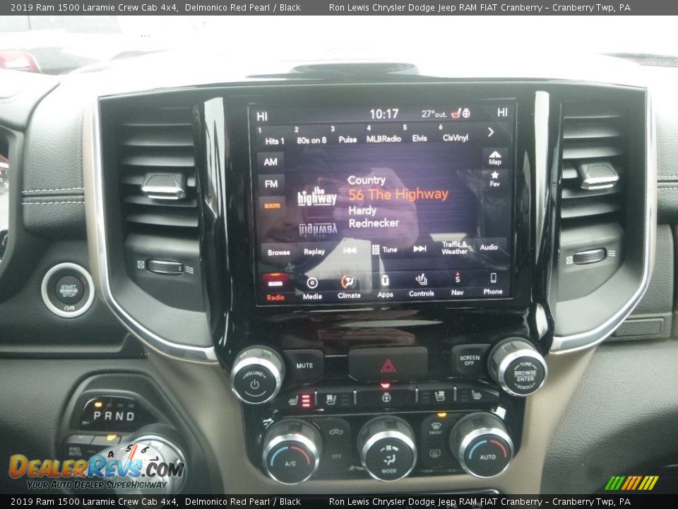 2019 Ram 1500 Laramie Crew Cab 4x4 Delmonico Red Pearl / Black Photo #16