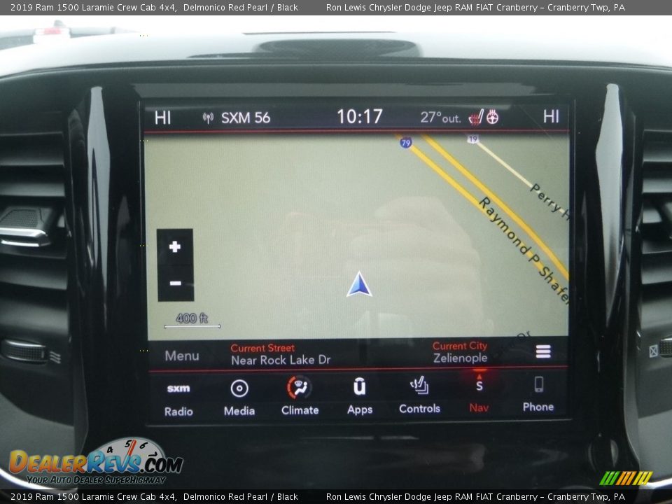 2019 Ram 1500 Laramie Crew Cab 4x4 Delmonico Red Pearl / Black Photo #18
