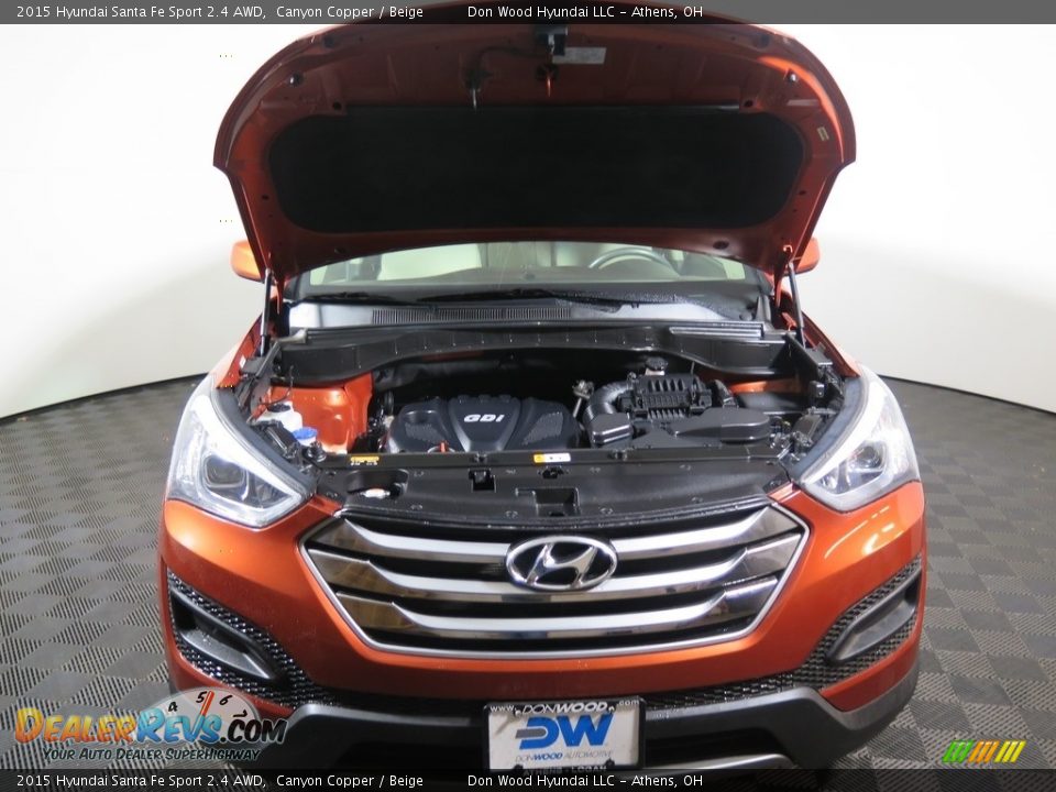 2015 Hyundai Santa Fe Sport 2.4 AWD Canyon Copper / Beige Photo #6