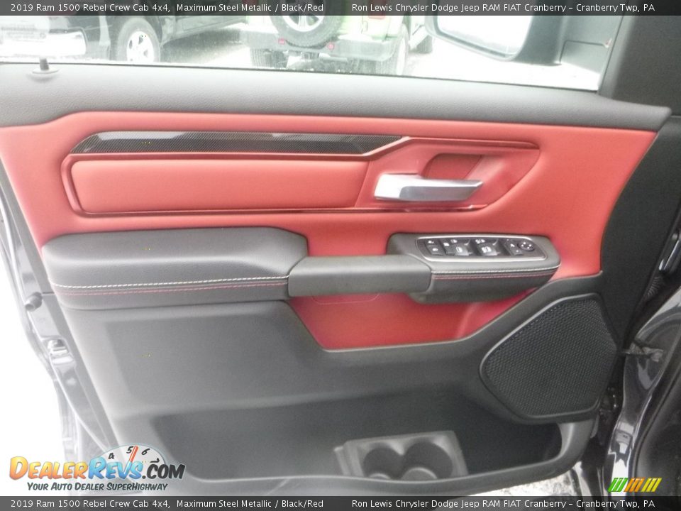 Door Panel of 2019 Ram 1500 Rebel Crew Cab 4x4 Photo #14