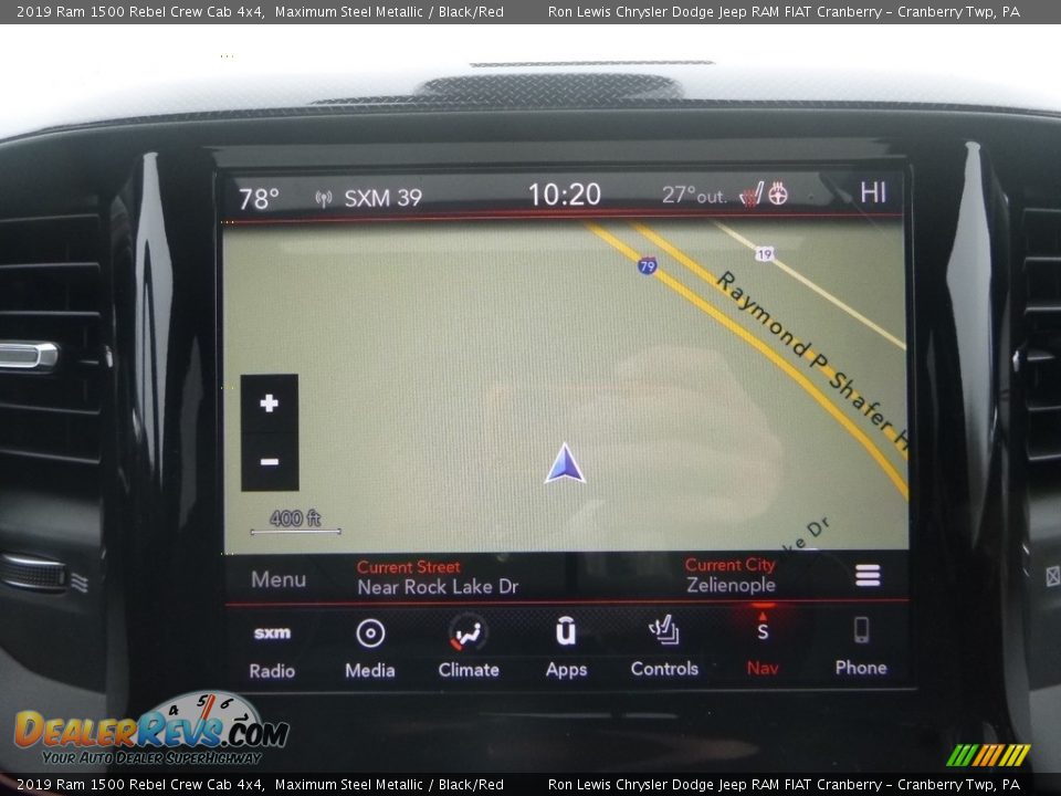 Navigation of 2019 Ram 1500 Rebel Crew Cab 4x4 Photo #17