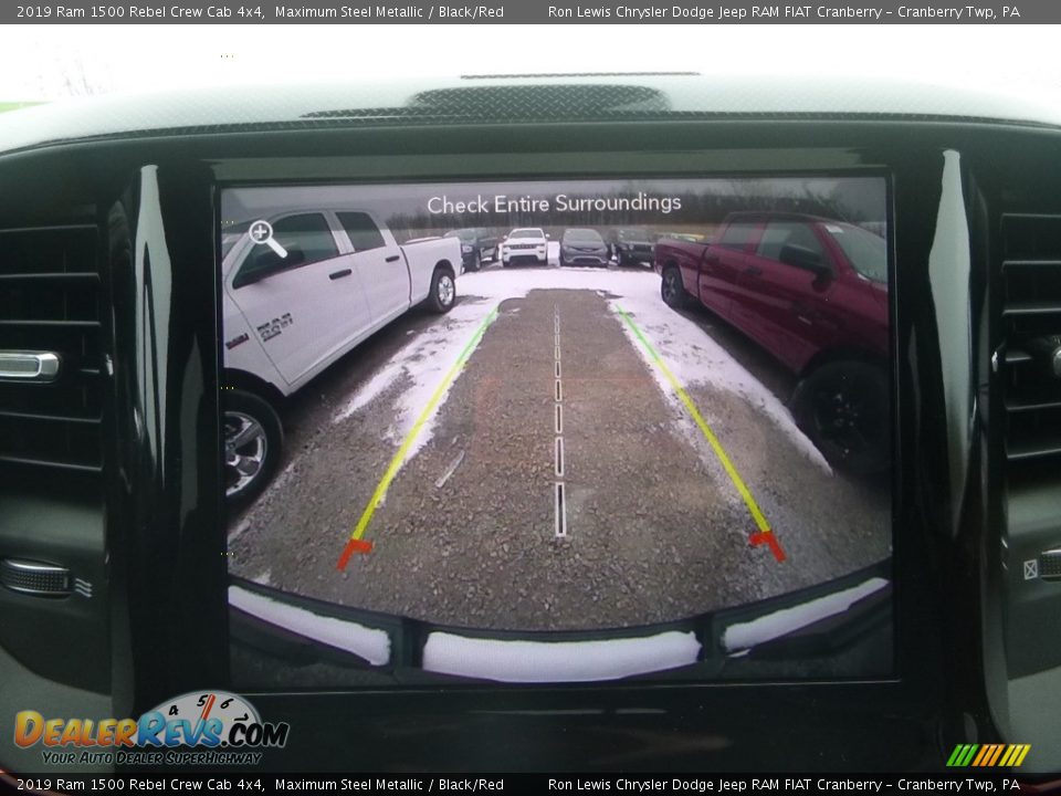 2019 Ram 1500 Rebel Crew Cab 4x4 Maximum Steel Metallic / Black/Red Photo #18