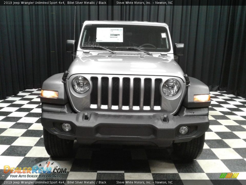 2019 Jeep Wrangler Unlimited Sport 4x4 Billet Silver Metallic / Black Photo #3