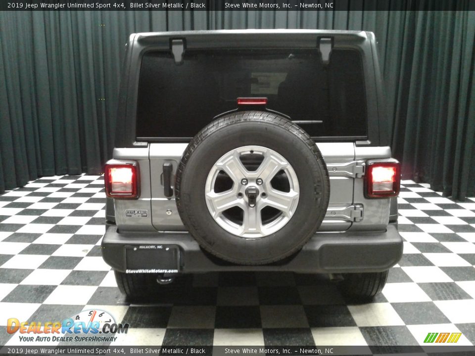2019 Jeep Wrangler Unlimited Sport 4x4 Billet Silver Metallic / Black Photo #7