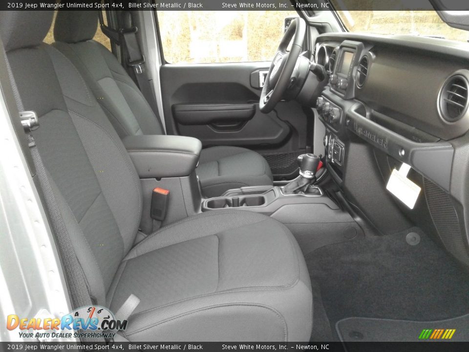 2019 Jeep Wrangler Unlimited Sport 4x4 Billet Silver Metallic / Black Photo #14