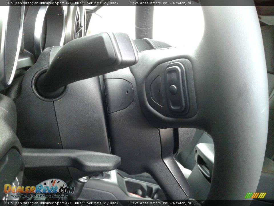 2019 Jeep Wrangler Unlimited Sport 4x4 Billet Silver Metallic / Black Photo #15