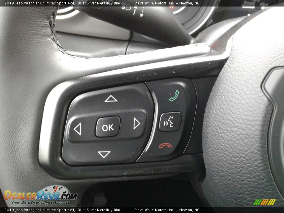 2019 Jeep Wrangler Unlimited Sport 4x4 Billet Silver Metallic / Black Photo #16