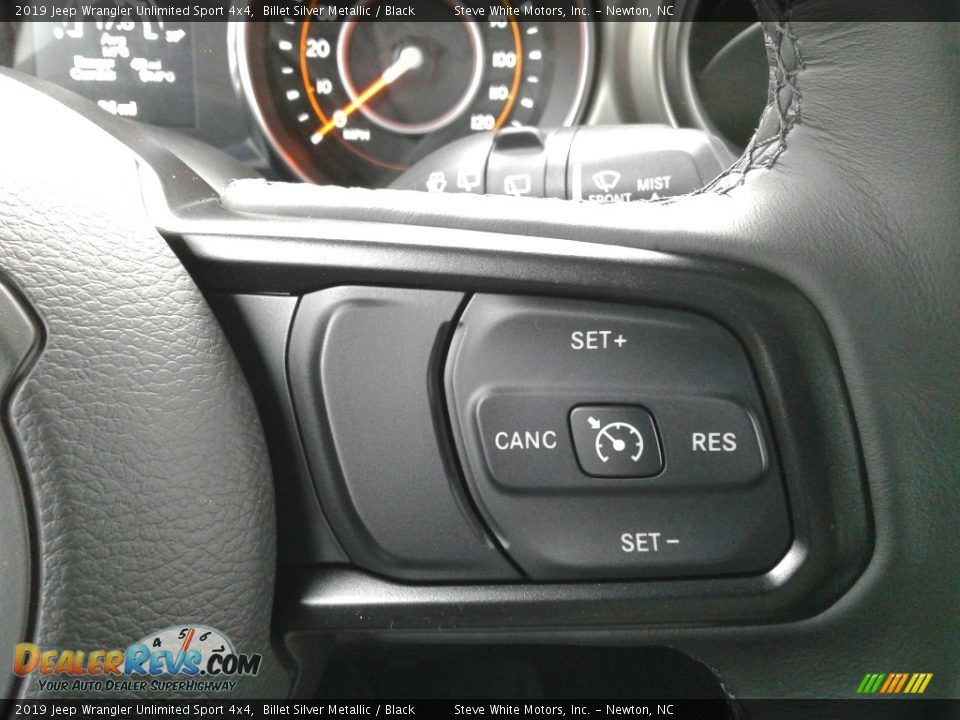 2019 Jeep Wrangler Unlimited Sport 4x4 Billet Silver Metallic / Black Photo #17