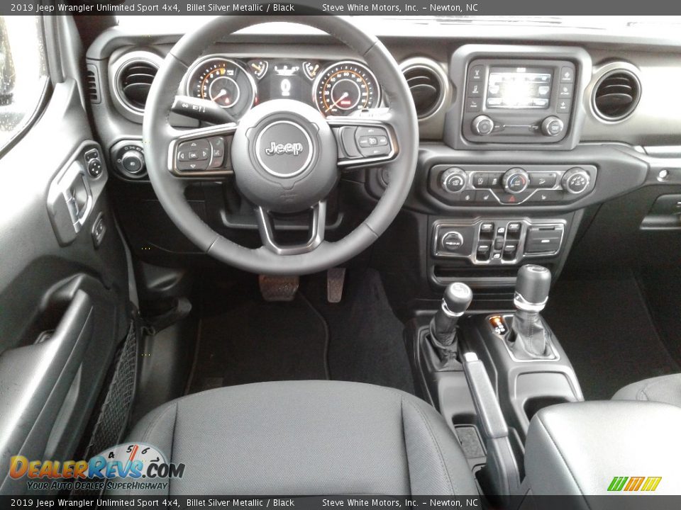 2019 Jeep Wrangler Unlimited Sport 4x4 Billet Silver Metallic / Black Photo #25