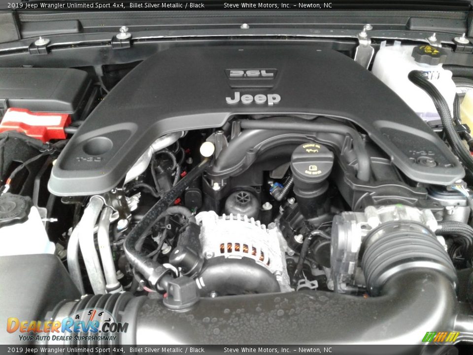 2019 Jeep Wrangler Unlimited Sport 4x4 Billet Silver Metallic / Black Photo #27
