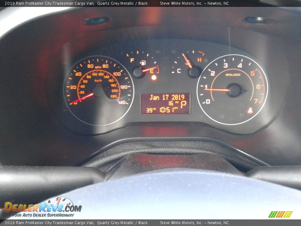 2019 Ram ProMaster City Tradesman Cargo Van Quartz Grey Metallic / Black Photo #17