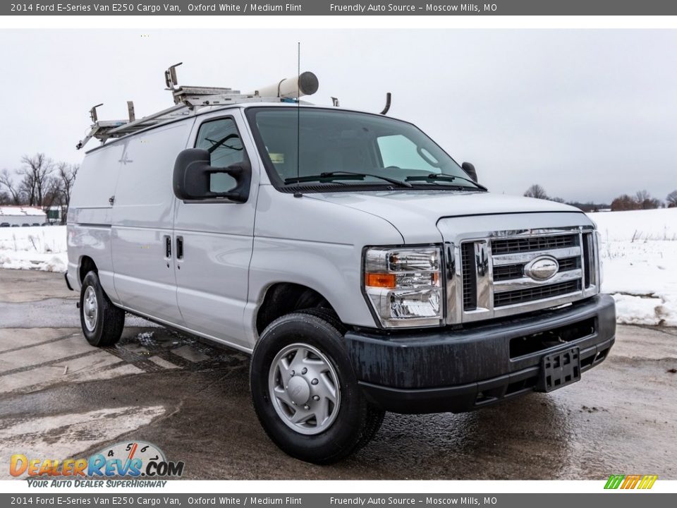 2014 Ford E-Series Van E250 Cargo Van Oxford White / Medium Flint Photo #1