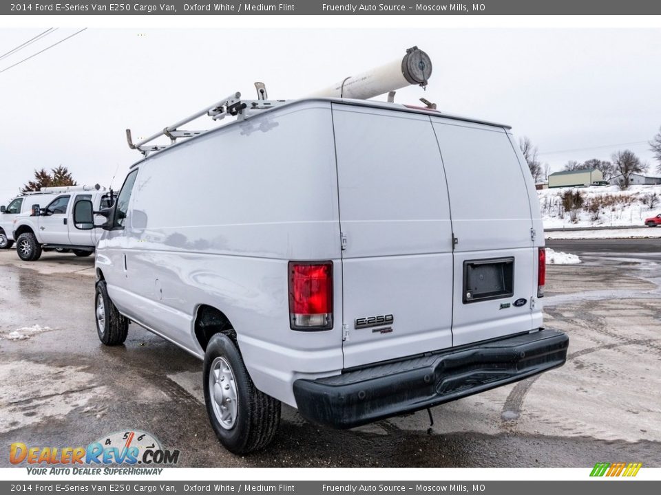 2014 Ford E-Series Van E250 Cargo Van Oxford White / Medium Flint Photo #6