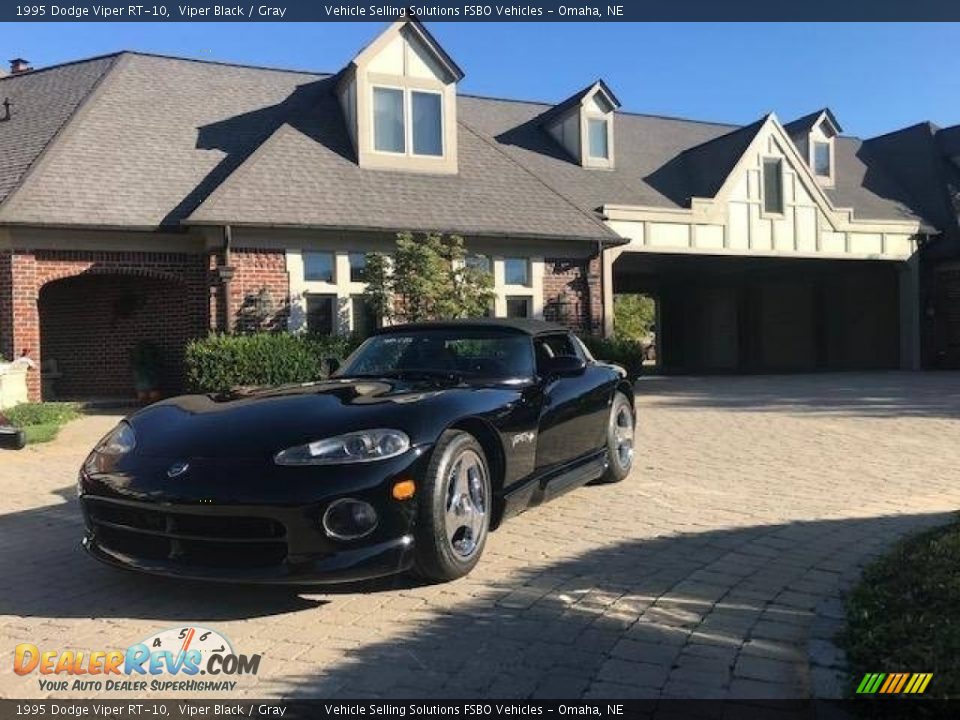 1995 Dodge Viper RT-10 Viper Black / Gray Photo #2