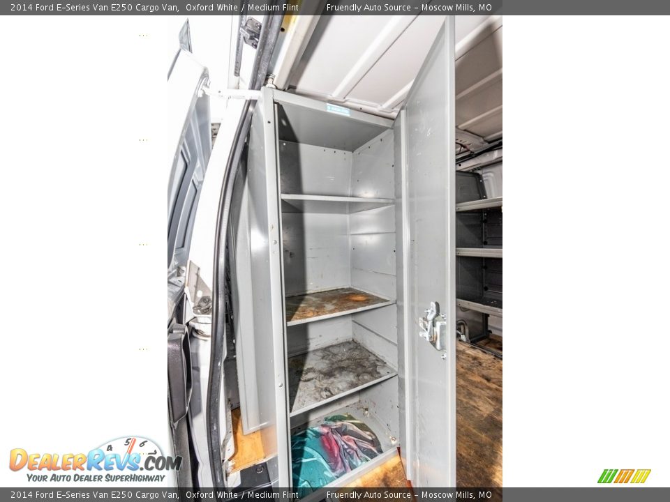 2014 Ford E-Series Van E250 Cargo Van Oxford White / Medium Flint Photo #19
