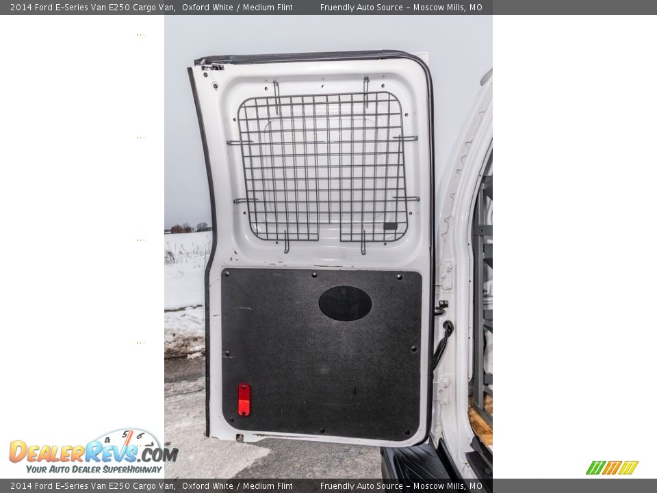 2014 Ford E-Series Van E250 Cargo Van Oxford White / Medium Flint Photo #25