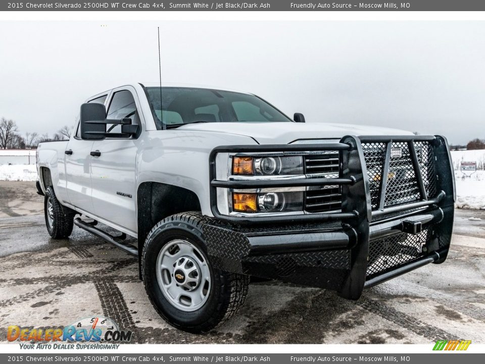 2015 Chevrolet Silverado 2500HD WT Crew Cab 4x4 Summit White / Jet Black/Dark Ash Photo #1