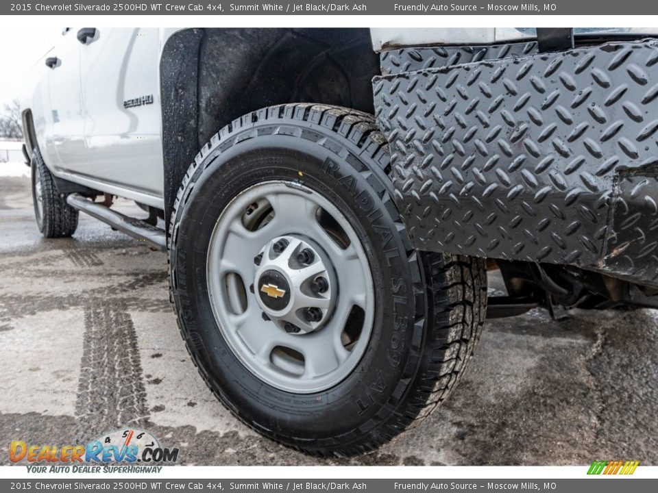 2015 Chevrolet Silverado 2500HD WT Crew Cab 4x4 Summit White / Jet Black/Dark Ash Photo #2