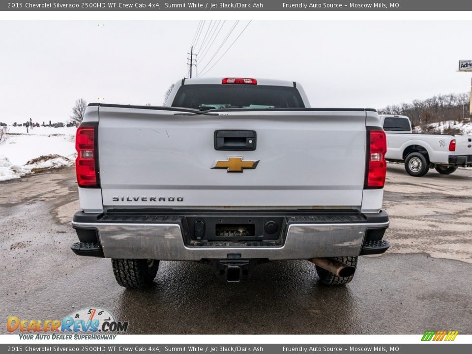 2015 Chevrolet Silverado 2500HD WT Crew Cab 4x4 Summit White / Jet Black/Dark Ash Photo #5