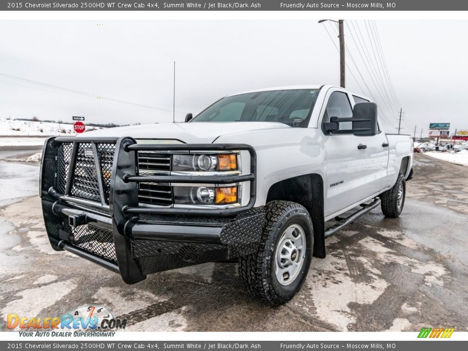 2015 Chevrolet Silverado 2500HD WT Crew Cab 4x4 Summit White / Jet Black/Dark Ash Photo #8