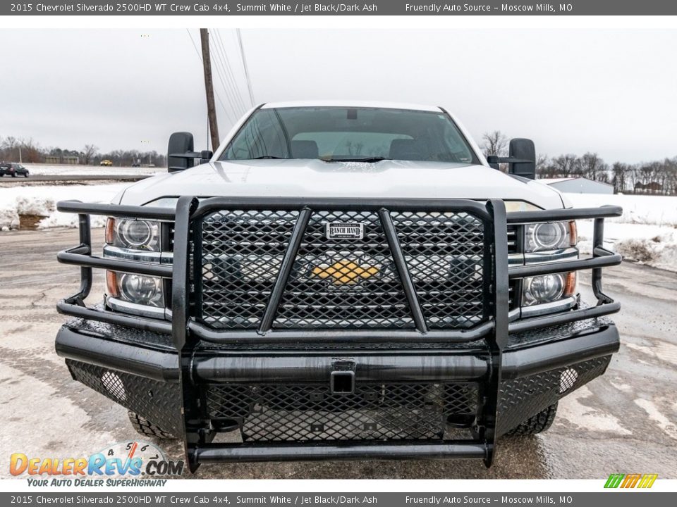 2015 Chevrolet Silverado 2500HD WT Crew Cab 4x4 Summit White / Jet Black/Dark Ash Photo #9