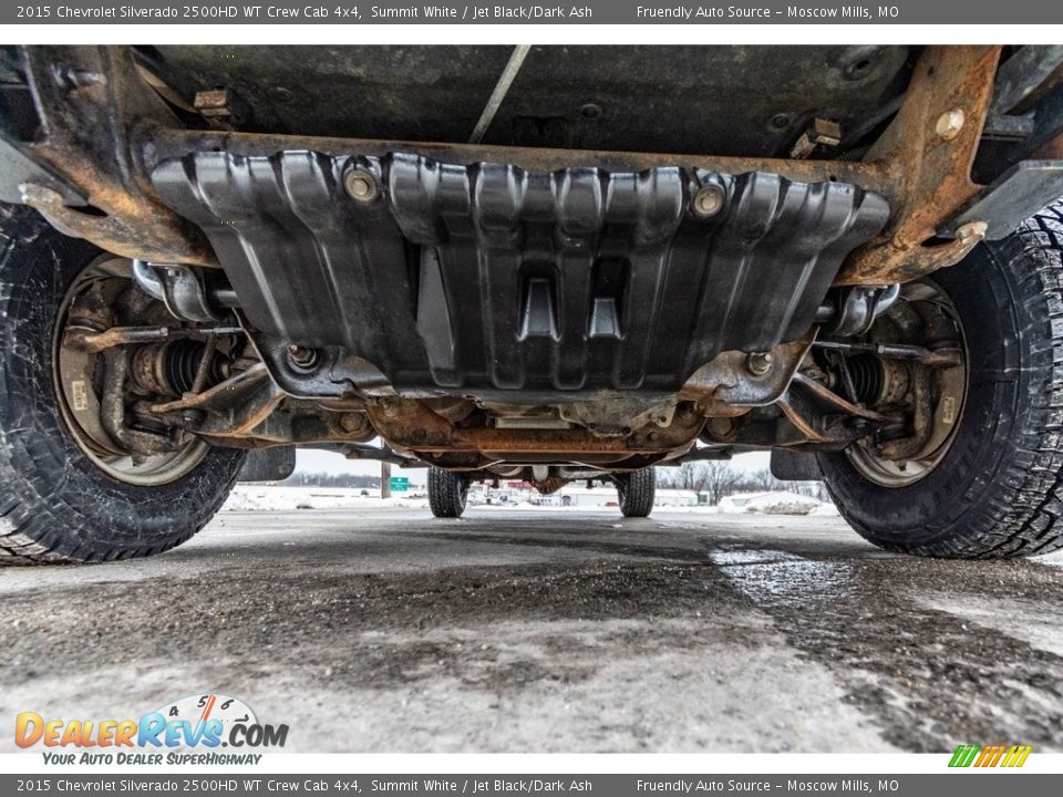 2015 Chevrolet Silverado 2500HD WT Crew Cab 4x4 Summit White / Jet Black/Dark Ash Photo #10