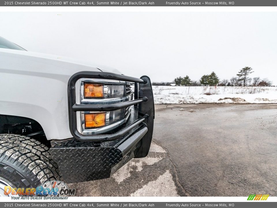 2015 Chevrolet Silverado 2500HD WT Crew Cab 4x4 Summit White / Jet Black/Dark Ash Photo #11