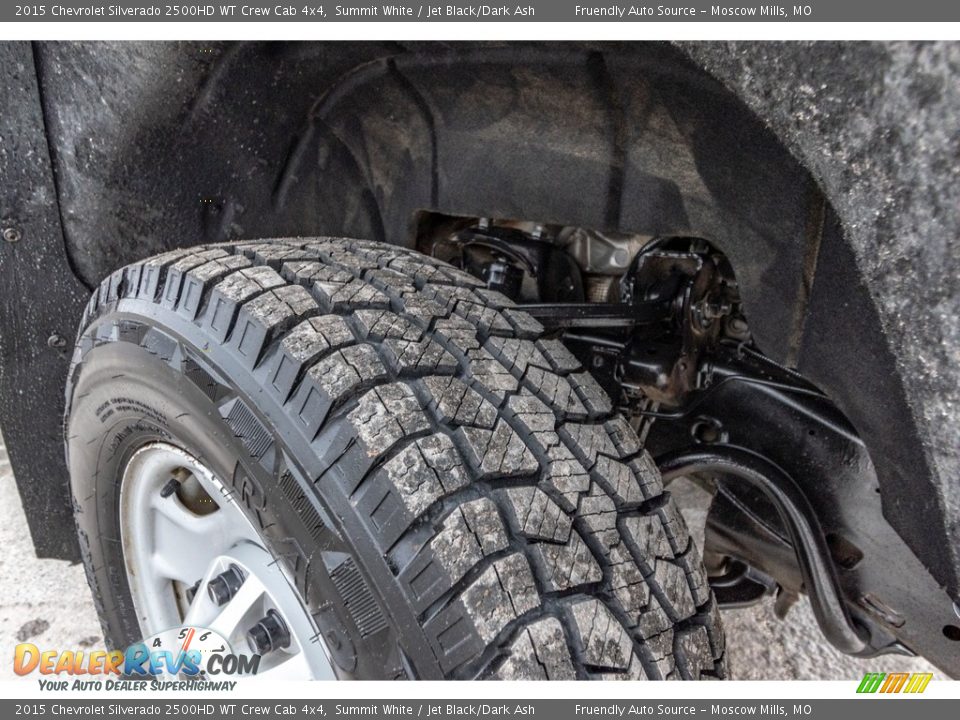 2015 Chevrolet Silverado 2500HD WT Crew Cab 4x4 Summit White / Jet Black/Dark Ash Photo #12