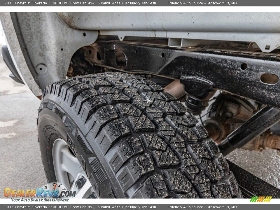 2015 Chevrolet Silverado 2500HD WT Crew Cab 4x4 Summit White / Jet Black/Dark Ash Photo #13