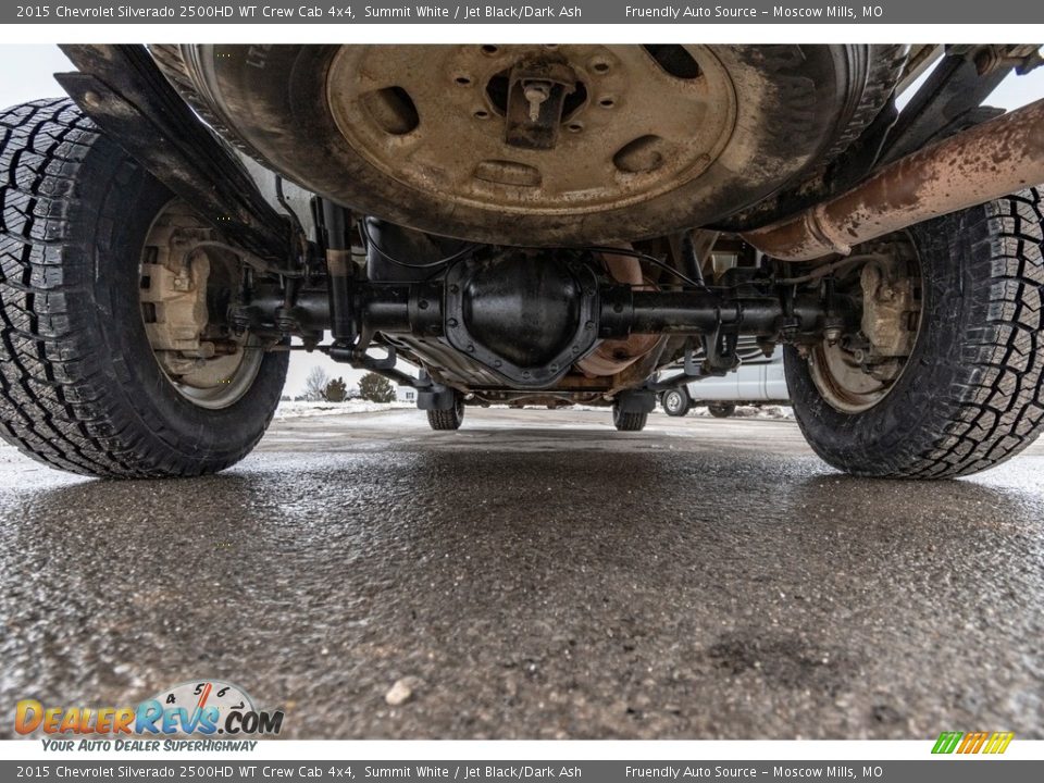 2015 Chevrolet Silverado 2500HD WT Crew Cab 4x4 Summit White / Jet Black/Dark Ash Photo #14