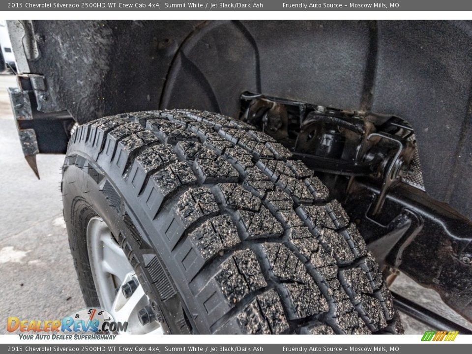 2015 Chevrolet Silverado 2500HD WT Crew Cab 4x4 Summit White / Jet Black/Dark Ash Photo #16