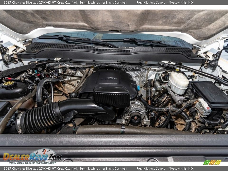 2015 Chevrolet Silverado 2500HD WT Crew Cab 4x4 Summit White / Jet Black/Dark Ash Photo #17