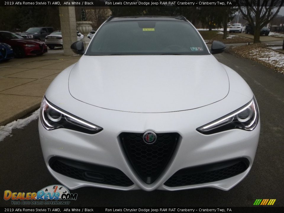 2019 Alfa Romeo Stelvio Ti AWD Alfa White / Black Photo #13