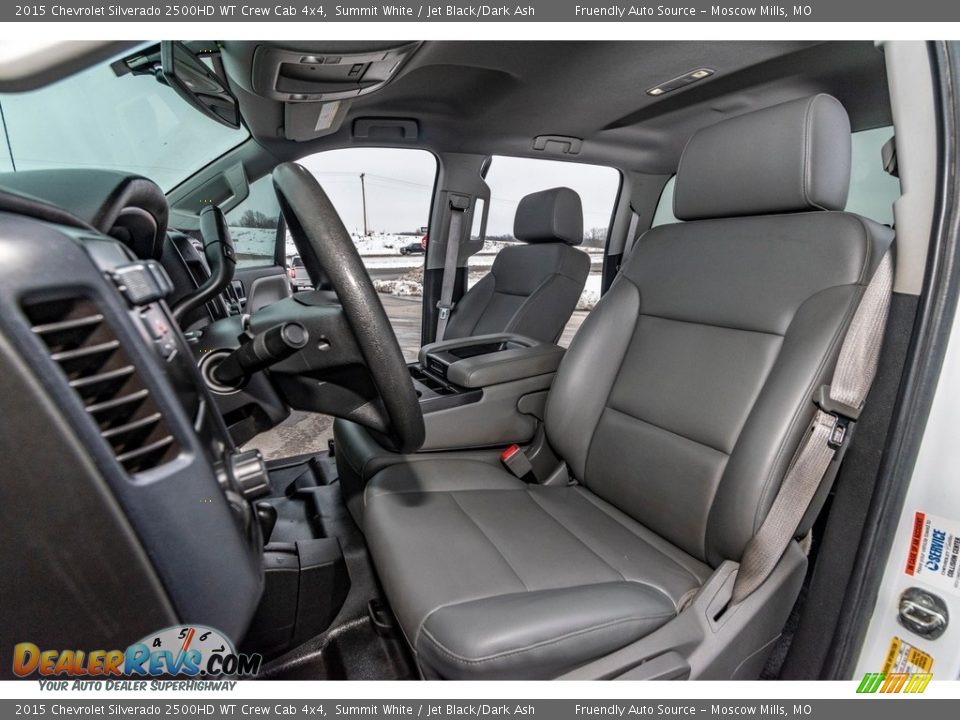 2015 Chevrolet Silverado 2500HD WT Crew Cab 4x4 Summit White / Jet Black/Dark Ash Photo #24