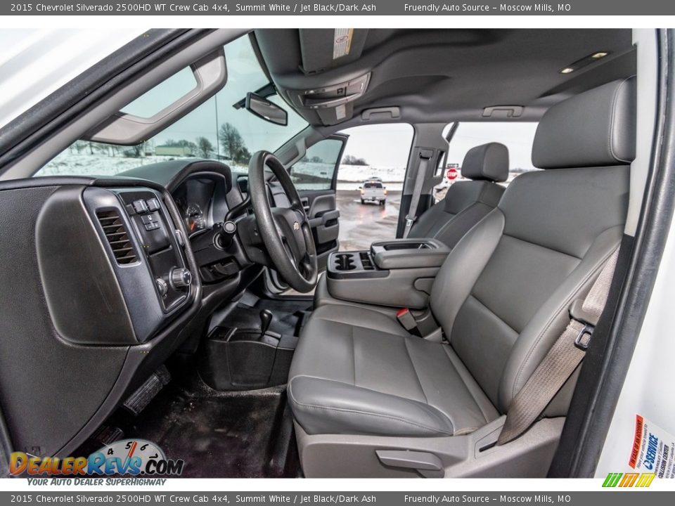 2015 Chevrolet Silverado 2500HD WT Crew Cab 4x4 Summit White / Jet Black/Dark Ash Photo #25