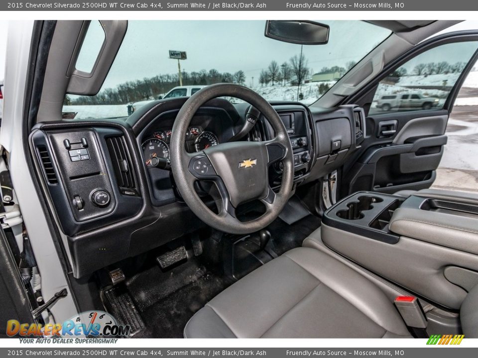 2015 Chevrolet Silverado 2500HD WT Crew Cab 4x4 Summit White / Jet Black/Dark Ash Photo #26