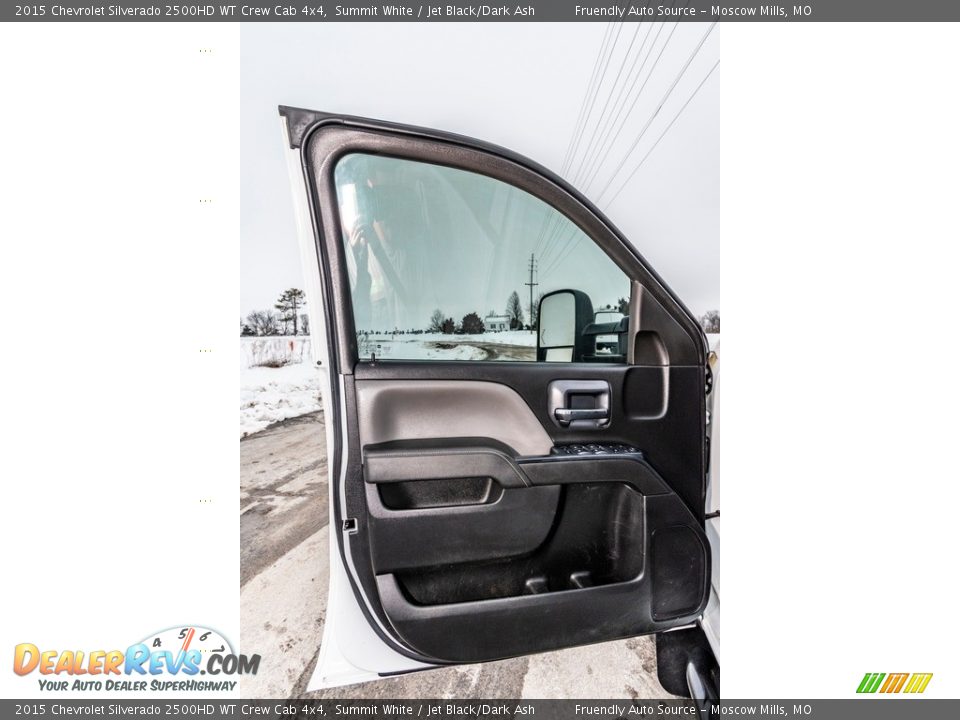 2015 Chevrolet Silverado 2500HD WT Crew Cab 4x4 Summit White / Jet Black/Dark Ash Photo #27