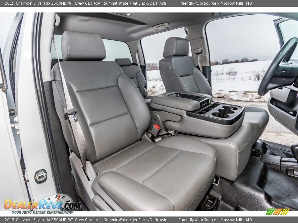 2015 Chevrolet Silverado 2500HD WT Crew Cab 4x4 Summit White / Jet Black/Dark Ash Photo #30