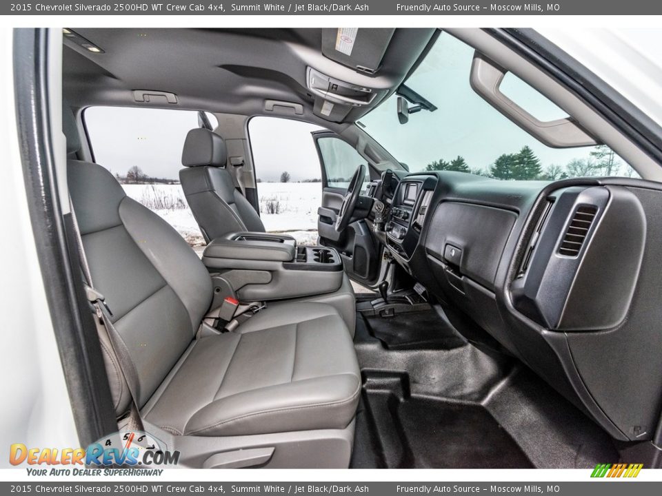 2015 Chevrolet Silverado 2500HD WT Crew Cab 4x4 Summit White / Jet Black/Dark Ash Photo #31